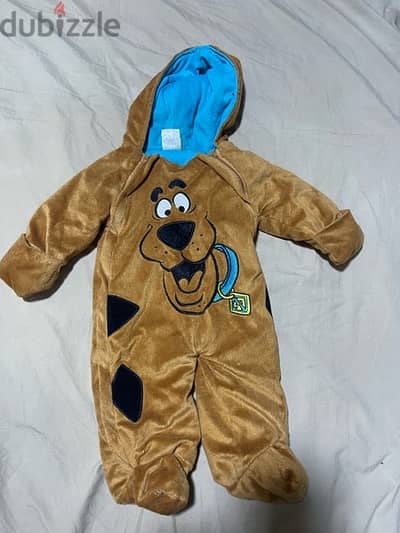 Infant Size to 6 Months Scooby Doo Snow Suit Pram Costume Halloween