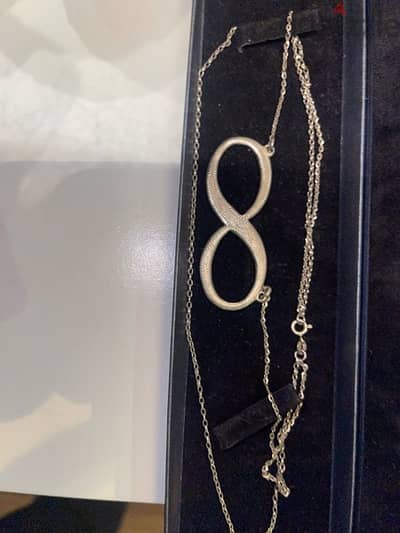 silver infinity necklace