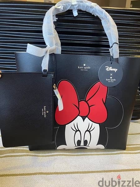 Kate Spade New York X Disney Reversible Minnie Tote with Wristlet 3