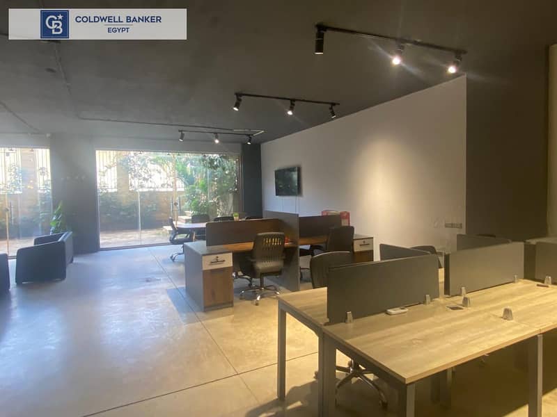 Office with Industrial Design - Garden - Rent- Prime Location 1