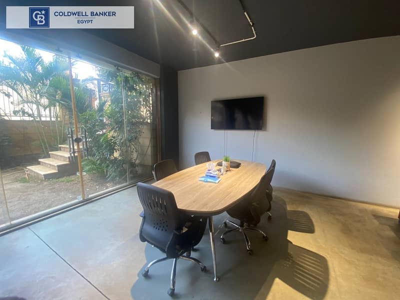 Office with Industrial Design - Garden - Rent- Prime Location 10