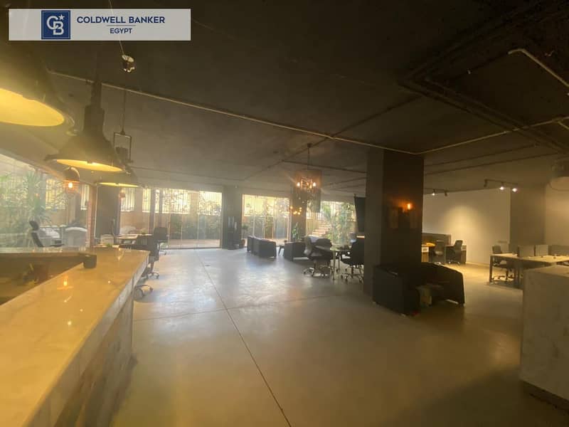 Office with Industrial Design - Garden - Rent- Prime Location 15