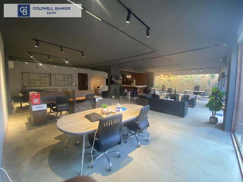 Office with Industrial Design - Garden - Rent- Prime Location 18