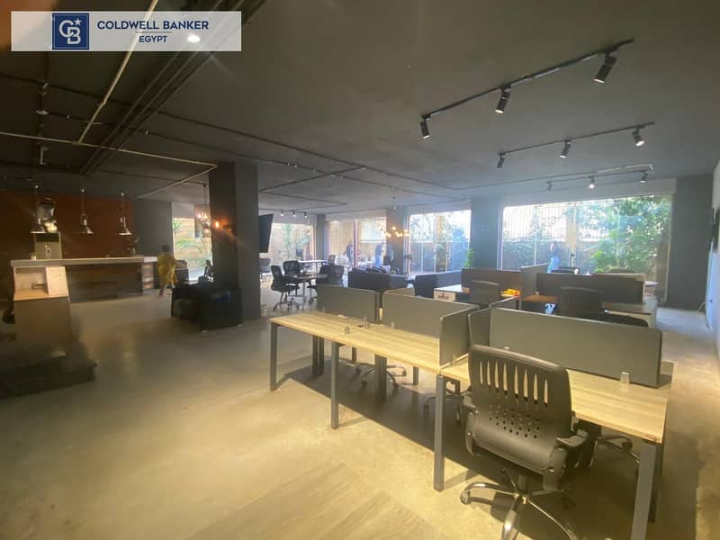 Office with Industrial Design - Garden - Rent- Prime Location 19