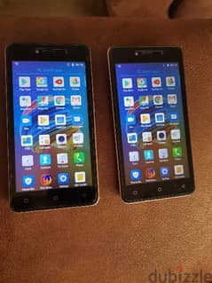 Two tecno f1 mobiles