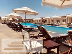 135 sqm chalet for sale directly on the sea in Amwaj Village, North Coast