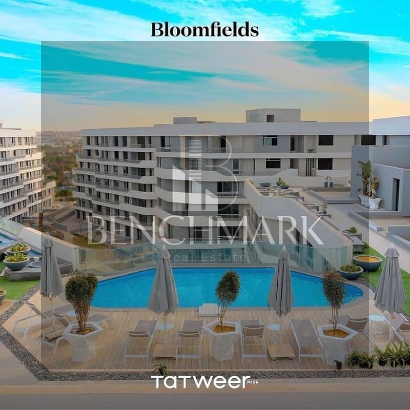 Apartment for sale 174m corner finished delivery soon installments over 10 years a limited period Bloomfields Compound New Cairo Madinaty Tatweer Misr 7