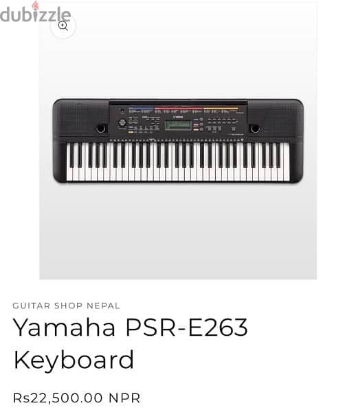 yamaha psr e263 4