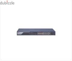 Hikvision Fast Network POE Switch, 16 Port, Blue - DS-3E1318P-SI(O-STD