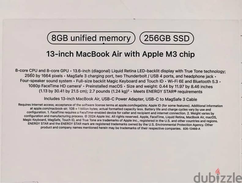 macbook air M3( new ) - ماك بوك اير 1