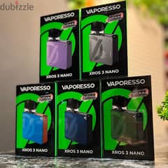 فابوريسو اكس روس 3 نانو فيب جديد متبرشم Vaporesso XROS 3 Nano vape now