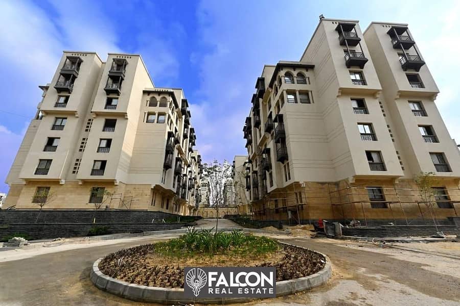 Fully finished apartment of 166m for sale in (the heart of Old Egypt) with a direct facade on Salah Salem Road, Fustat Compound 1