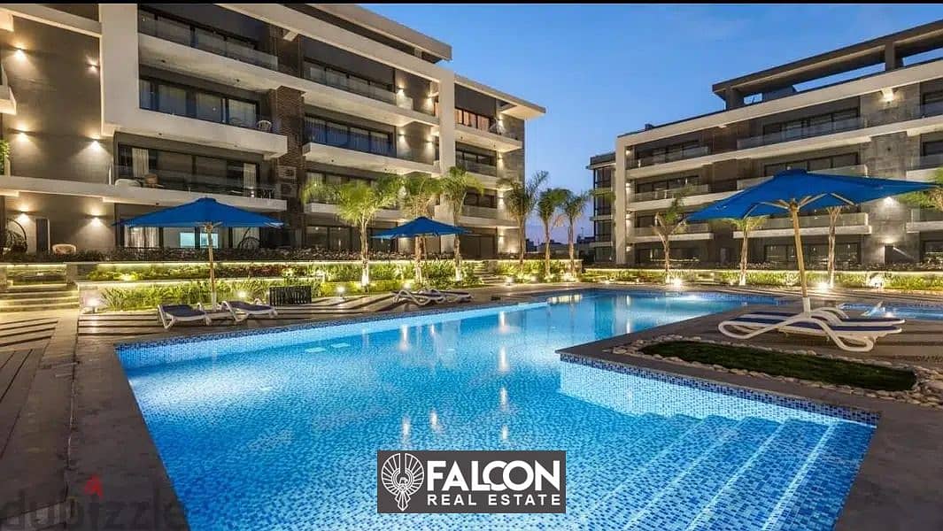 A luxurious apartment with a private garden fully finished, immediate receipt, ready to move in El Patio 7 Compound - Fifth Settlement - New Cairo 8