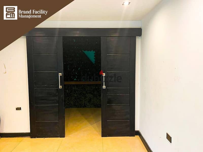 مقر إداري متشطب للايجار واجهة على التسعين الشمالي التجمع الخامس  Fully finished office for rent in 5th Settlement 14