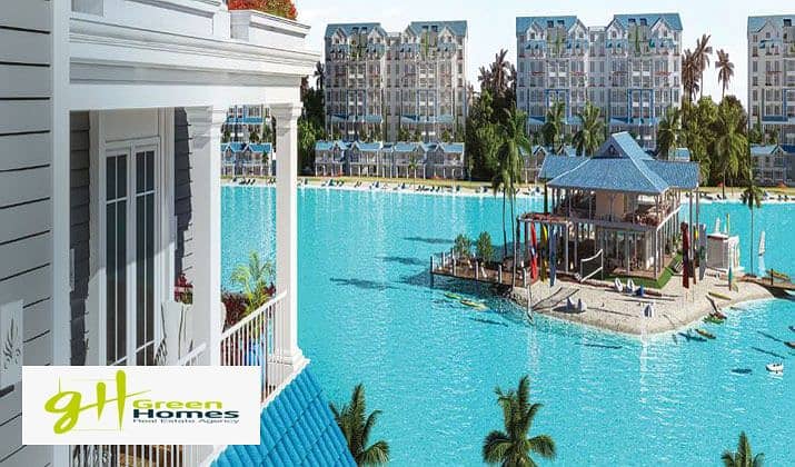 Apartment for sale direct lagoon in mountain view icity new cairo 2