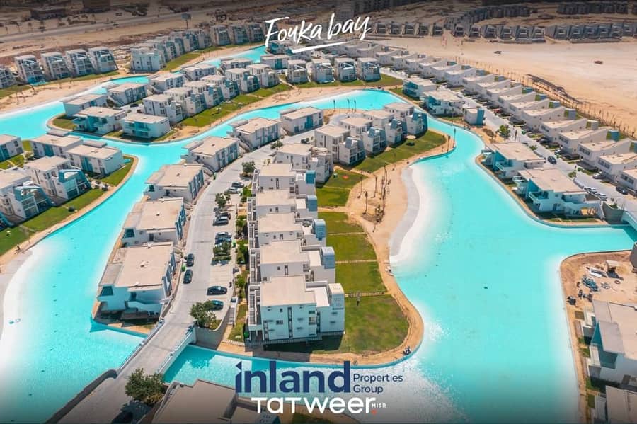 سارع بحجز شاليه الاحلام 120م فيو لاجون من تطوير مصر في فوكا باي الساحل الشمالي fouka bay north coast 4