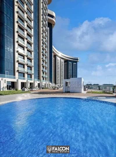 For sale, a luxury apartment with immediate receipt, with high-end finishes, for sale in New Alamein City, with a charming view inside the Latin