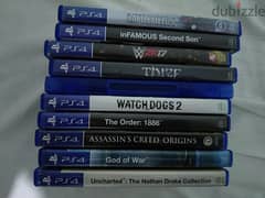 playstation 4 with 11 games and 2 original controllers