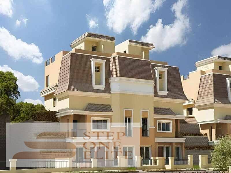 Villa for sale at the price of an apartment in New Cairo, Sur x Sur Madinaty 7