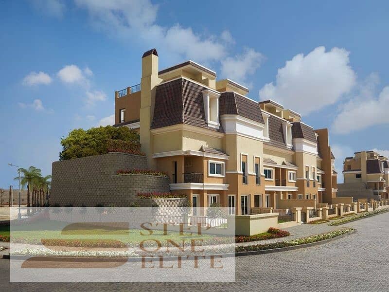 Villa for sale at the price of an apartment in New Cairo, Sur x Sur Madinaty 8