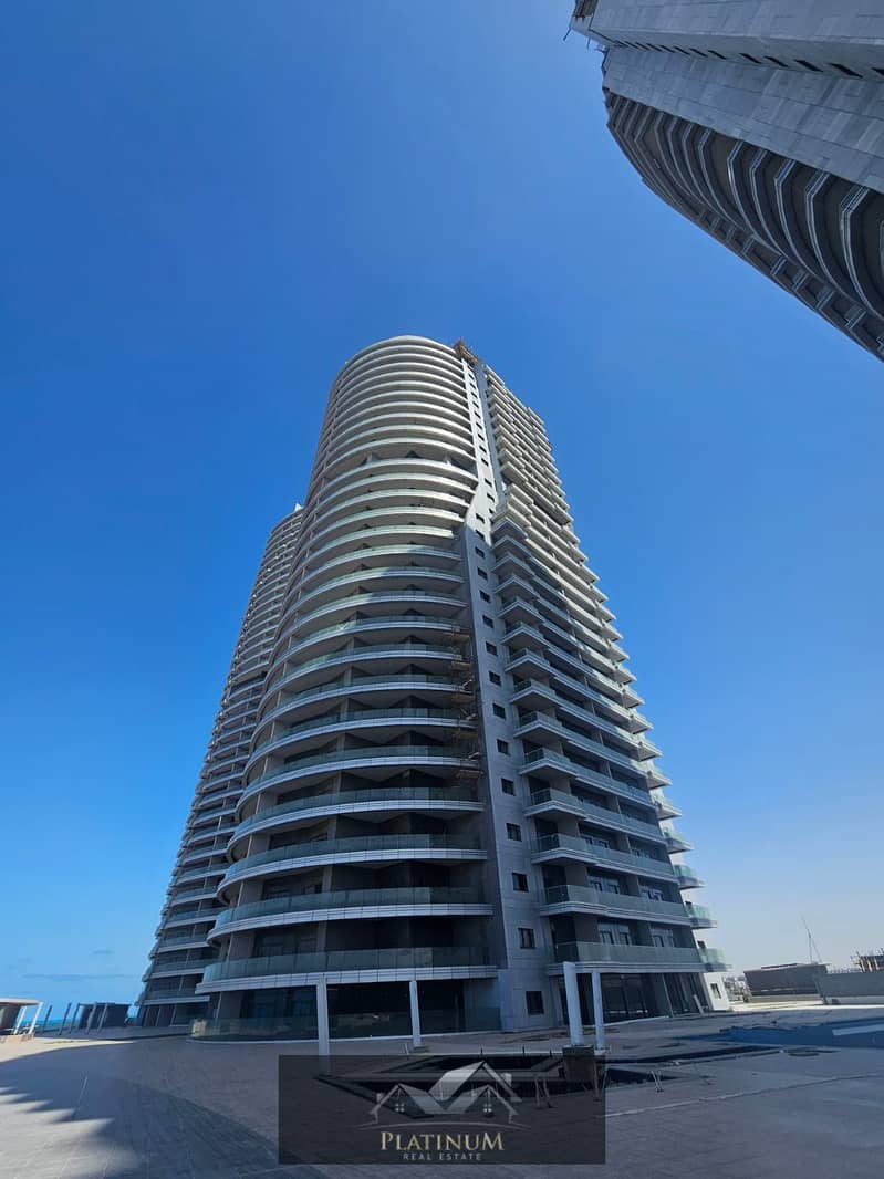 Chalet 173m For Sale in Down Town Towers By City Edge -New Alamein , Ready to move 15 D. P 10