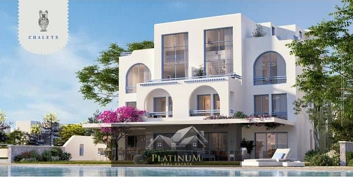 Chalet 107m , luxury finishes for sale in Plage By Mountain View , North Coast - Sidi Abdelrahman  5٪ D. P 3