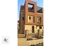 Townhouse Corner 258m for sale at the lowest price ready to move with installments District 5 Fifth Settlement