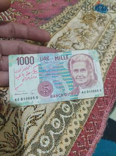 1000 ليرة ايطالى 1990 0