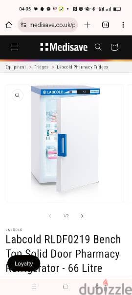 Labcold RLDF0210 Pharmacy Refrigerator - 66 Litres 5