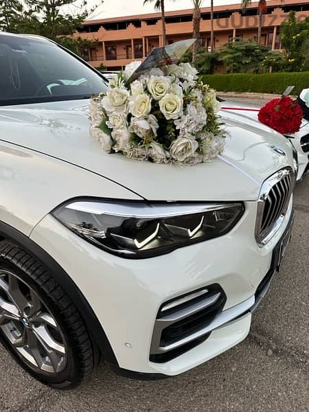 سيارة للزفاف الملكي في بورسعيد BMW X5 حديثة 16