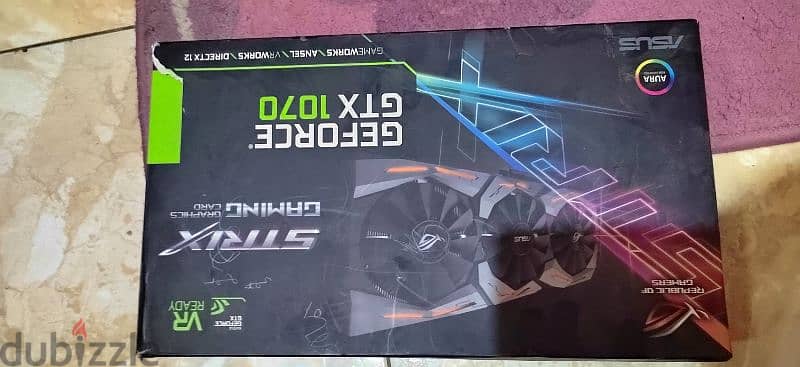 كارت شاشه asus 1070 8g 3