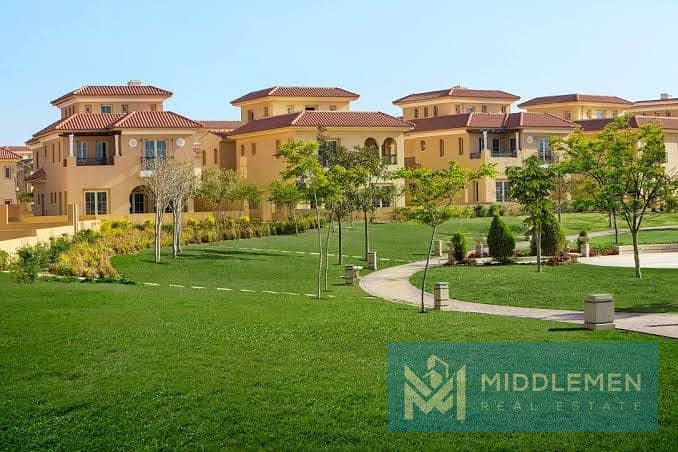 villa standalone 375m classic fully finished  prime location , hyde park new cairo 7