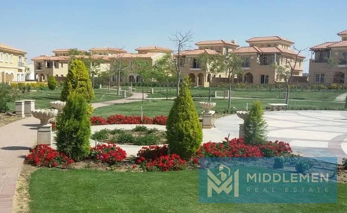 villa standalone 375m classic fully finished  prime location , hyde park new cairo 10