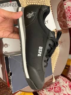 US polo black sneakers