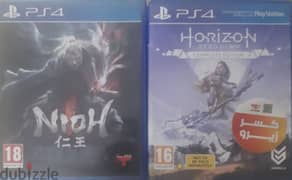 Nioh, Horizon zero dawn complete edition عربى ps4 cd للبيع او البدل 0