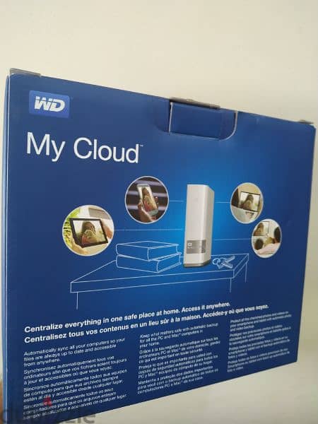 للبيع مستعمل هارديسك My Cloud WD بمساحة 4 تيرا بحالة الزيرو 1