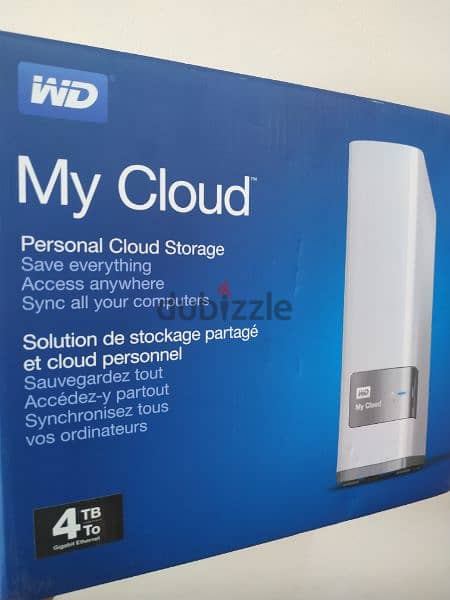 للبيع مستعمل هارديسك My Cloud WD بمساحة 4 تيرا بحالة الزيرو 4