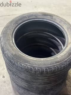 4 Car Tires (Brigdestone) - 225/55/R17