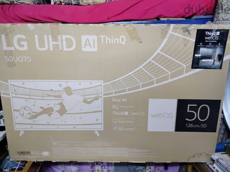 LG 50 SMART UHD 4K بالضمان 6