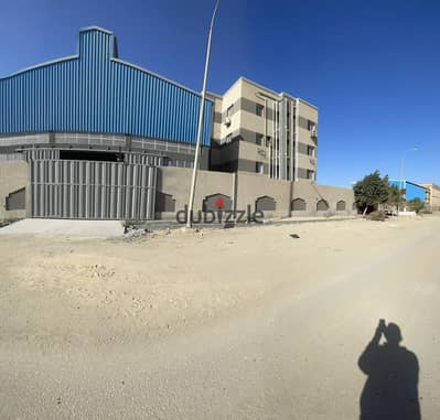 New Factory For Sale 8,500 Sqm, Ready For Operation, With Trusses On ​​4,865 Sqm, Administrative Building 4 Floors, Industrial Zone In 6th Of October