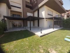 Ground apartment for sale at New Giza شقة أرضي بجاردن بيع في نيو جيزة