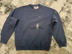 سويتشرت نايك اصلى جديد- Nike fleece sweatshirt new-Large