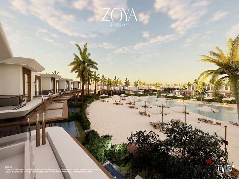 شاليه 3 غرف متشطب بالكامل بالتكيفات في زويا الساحل الشمالي | خصم كاش 40% * Zoya North Coast * 21