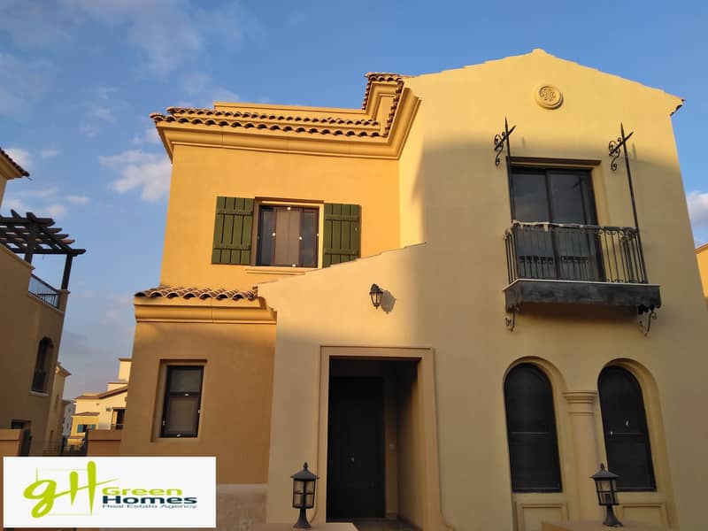 Standalone Villa with Landscape view ready to move for sale fully finished in Mivida 2