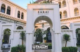 3-room apartment with garden, 156 meters, with an open, unobstructed view, for sale in installments, at the best price in Sarai New Cairo Compound