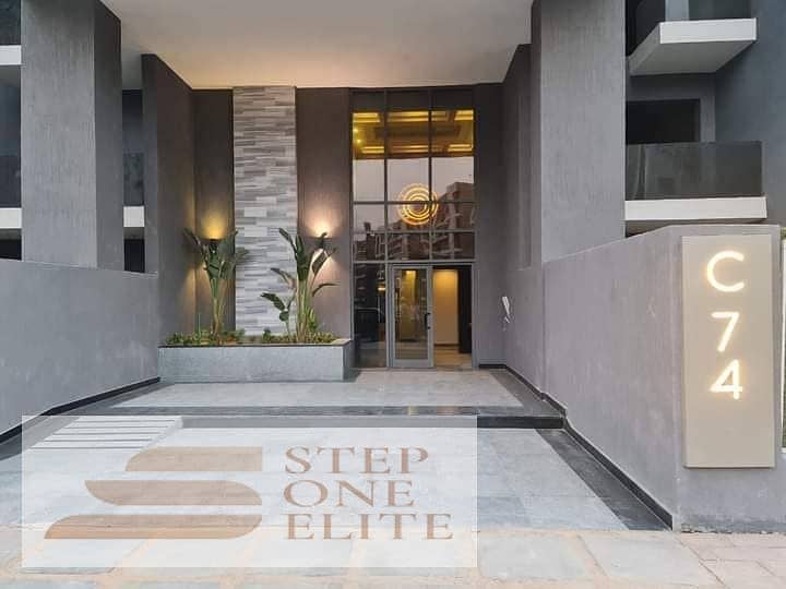 Minutes from Mall of Egypt, 2-room apartment for sale (minimum monthly installment),ready to move 10