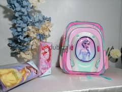 school Bag Size 16 high quality شنطة مدرسة و مقلمة خامات مستوردة