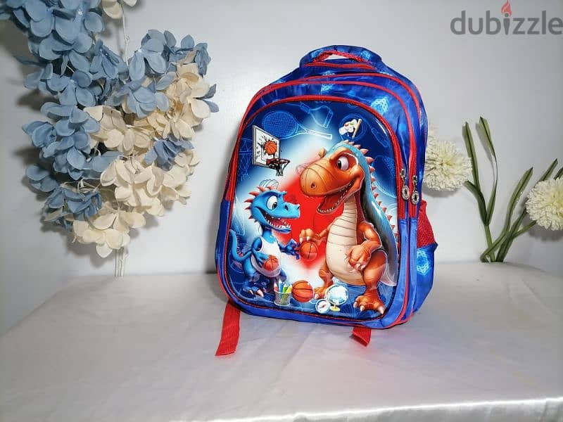 school Bag Size 16 high quality 3D شنطة مدرسة و مقلمة خامات مستوردة 1