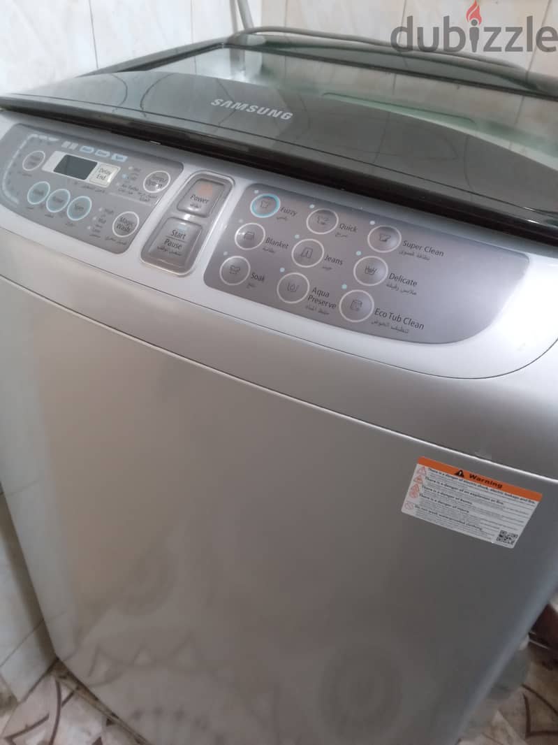 غسالة سامسونج samsung 13 kg  تحميل علوي بارد ساخن 3