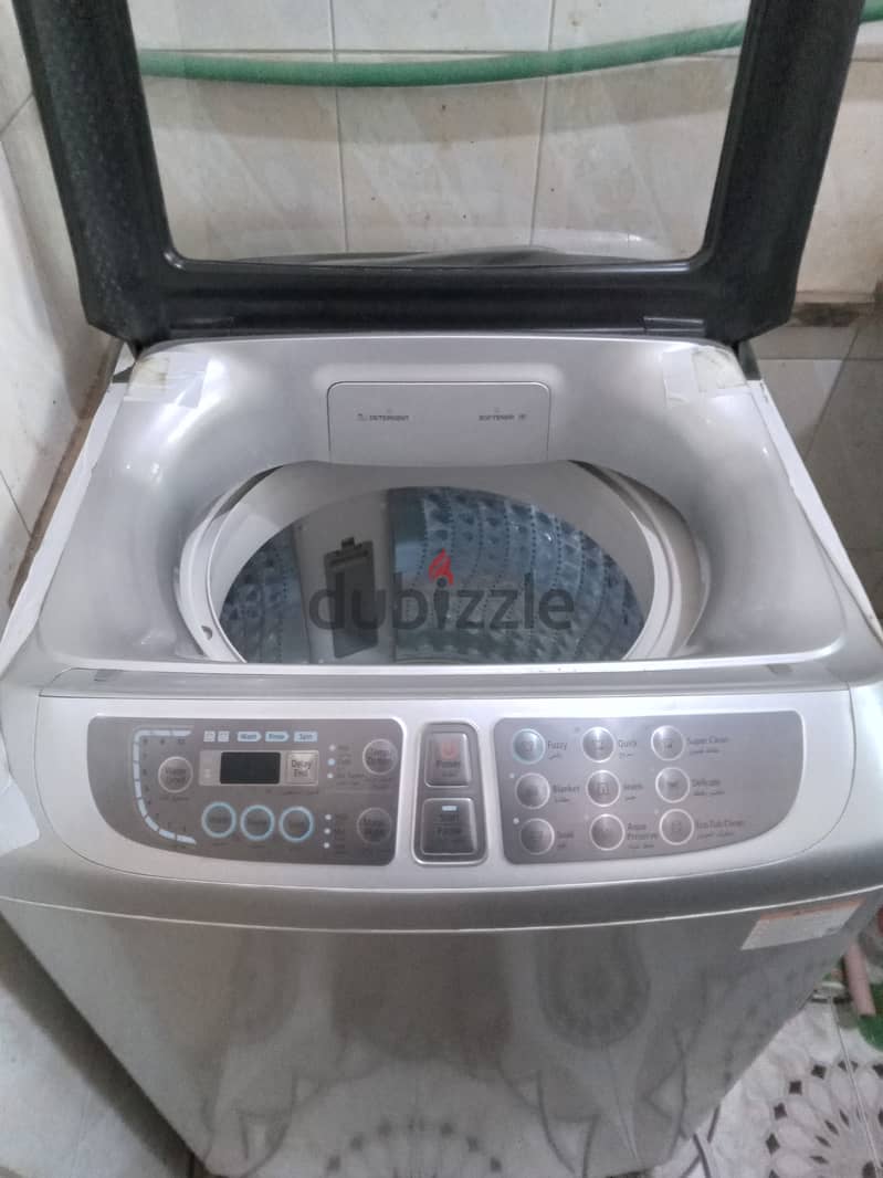 غسالة سامسونج samsung 13 kg  تحميل علوي بارد ساخن 4